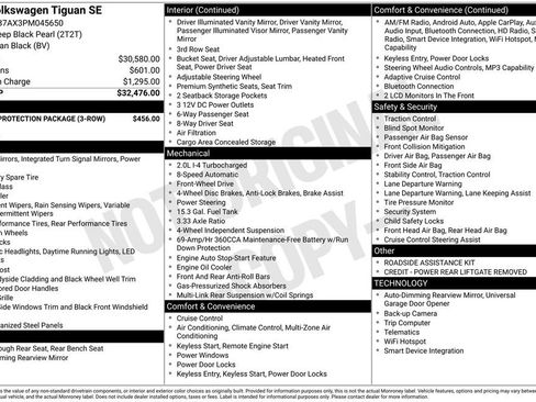 Used 2023 Volkswagen Tiguan SE image 5