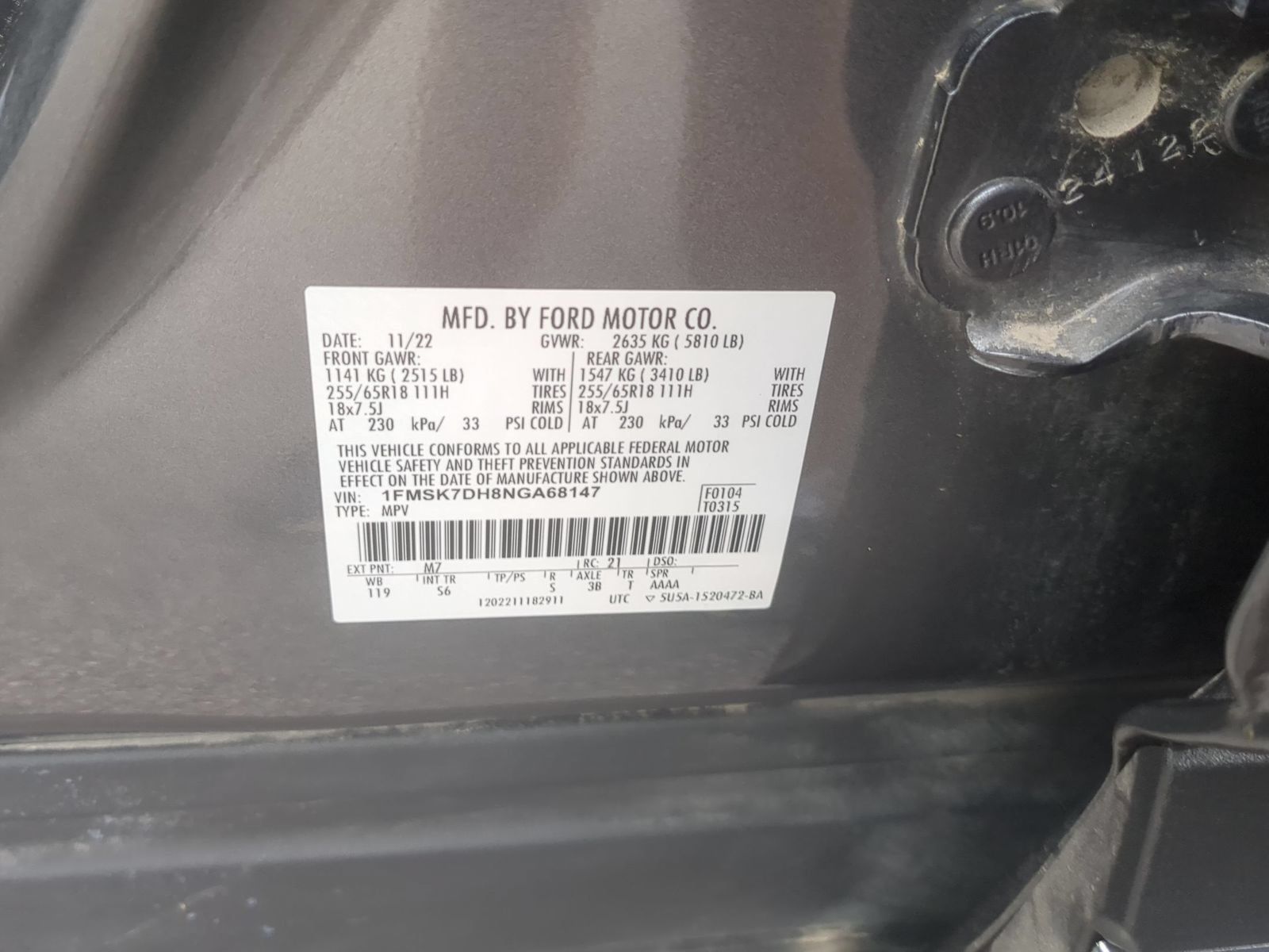 Used 2022 Ford Explorer XLT w/ Equipment Group 202A RWD image 40