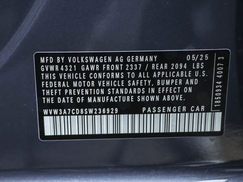 New 2025 Volkswagen GTI SE image 48