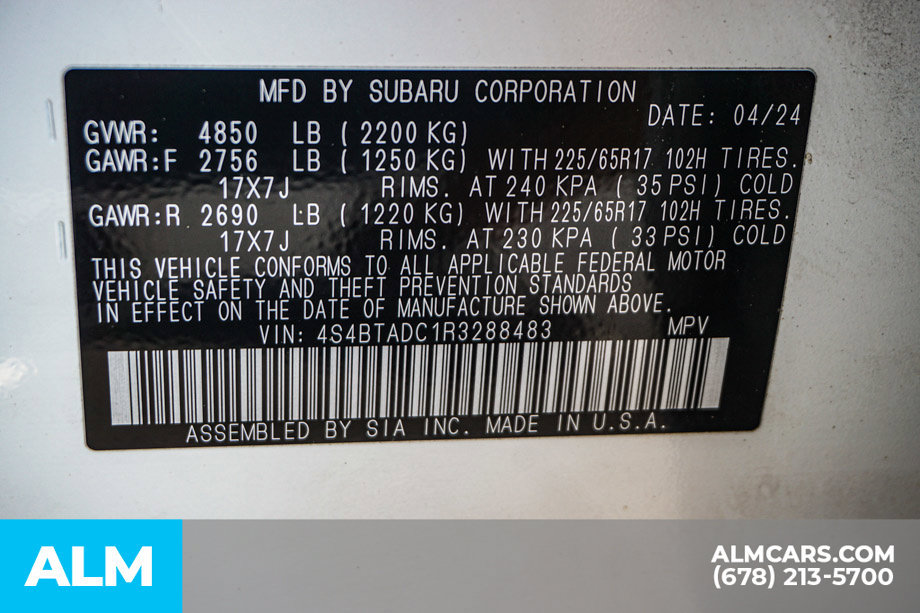 Used 2024 Subaru Outback Premium AWD/4WD image 56