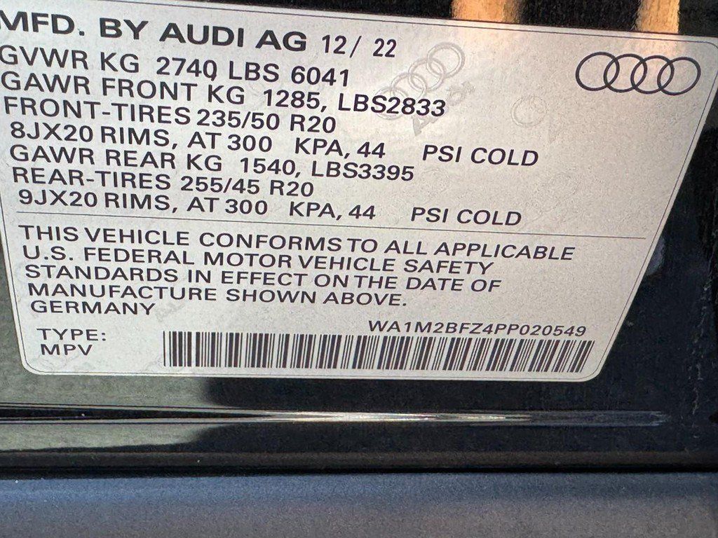 Used 2023 Audi Q4 e-tron Prestige w/ Black Optic Package AWD/4WD image 17