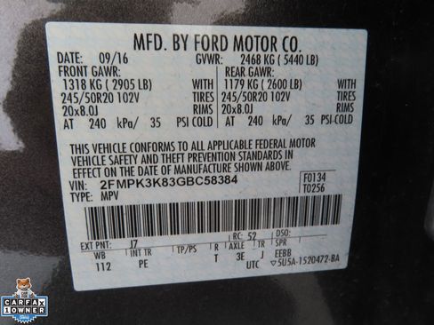 Used 2016 Ford Edge Titanium w/ Equipment Group 301A FWD image 29