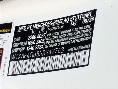 Certified 2025 Mercedes-Benz C 300 Sedan image 25