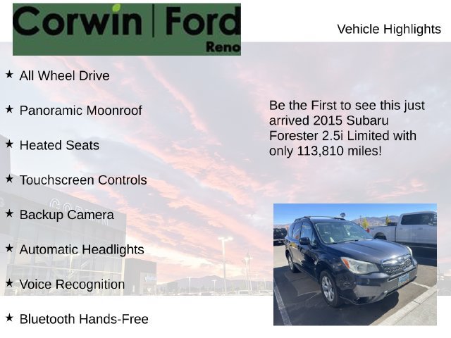 Used 2015 Subaru Forester 2.5i Limited AWD/4WD image 4
