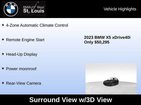 Used 2023 BMW X5 xDrive40i w/ Premium Package image 40