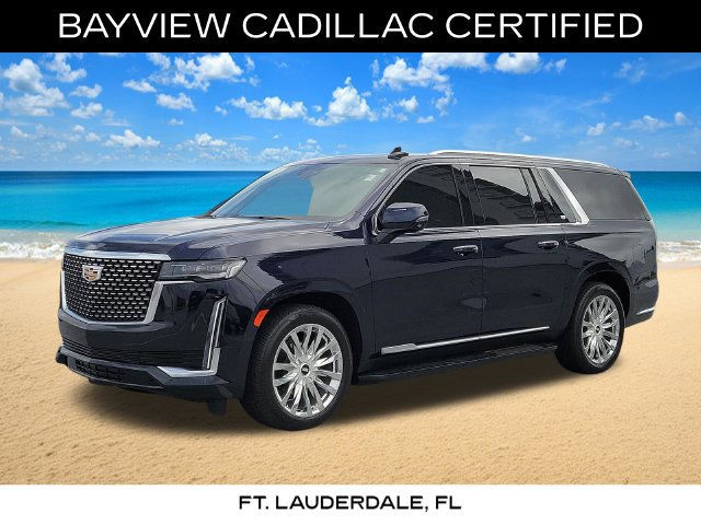 Certified 2024 Cadillac Escalade ESV Premium Luxury w/ Performance Package AWD/4WD 360° Tour