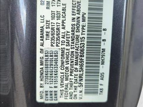 Used 2015 Honda Odyssey EX-L image 2
