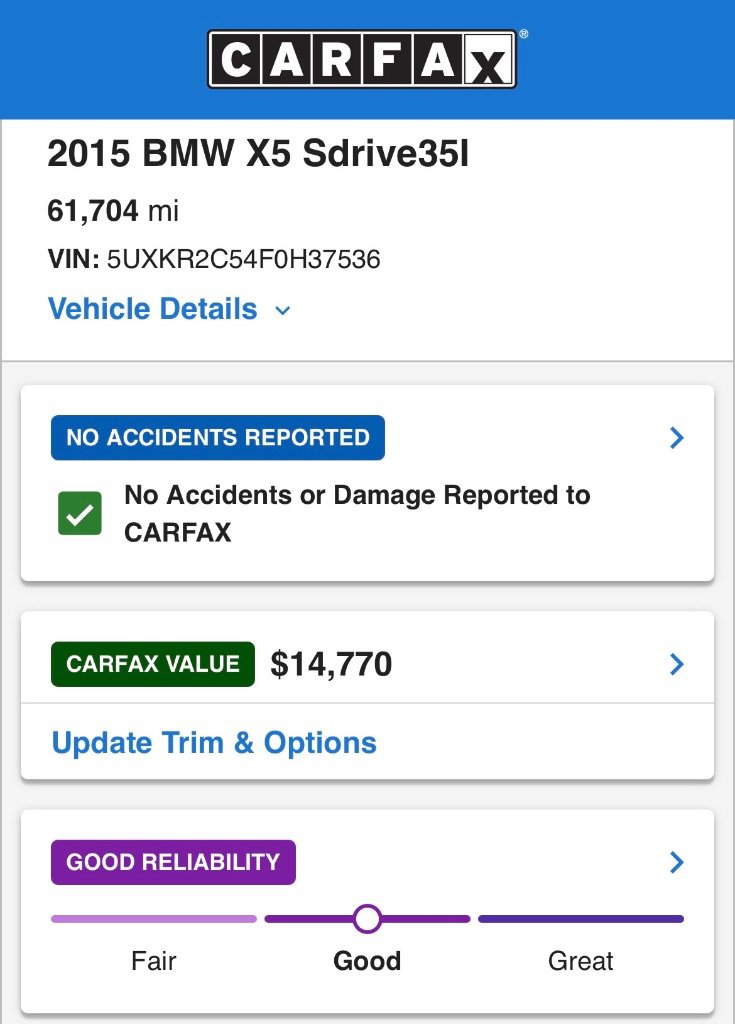 Used 2015 BMW X5 sDrive35i RWD image 2