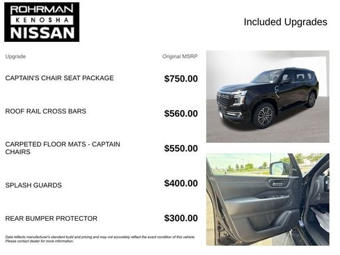 New 2025 Nissan Armada SL w/ Captain's Chari Seat Package image 4