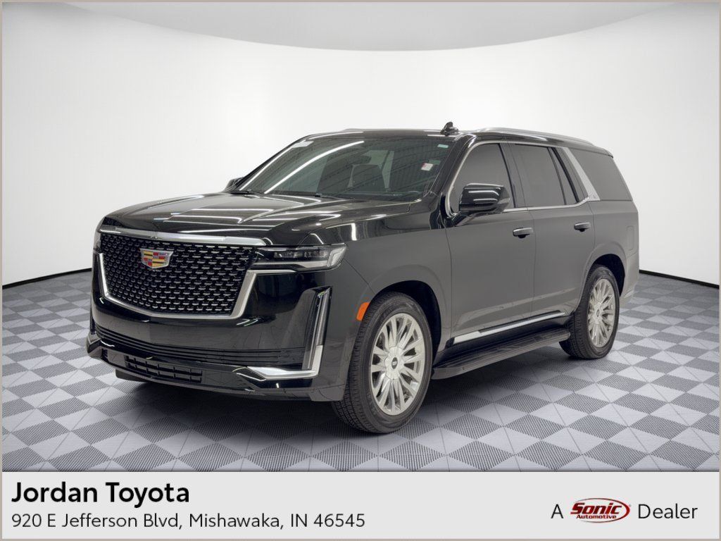 Used 2021 Cadillac Escalade Premium Luxury w/ Driver Assist Tech Package AWD/4WD image 1