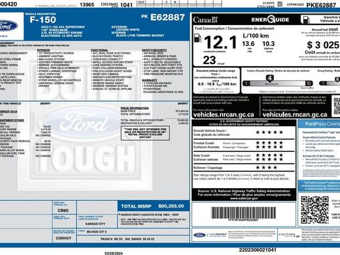 Used 2023 Ford F150 Lariat AWD/4WD image 4