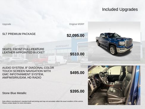 Used 2018 GMC Sierra 1500 SLT w/ SLT Premium Package AWD/4WD image 5