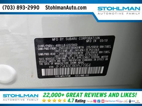 Used 2019 Subaru Forester Limited w/ Popular Package #3 image 41