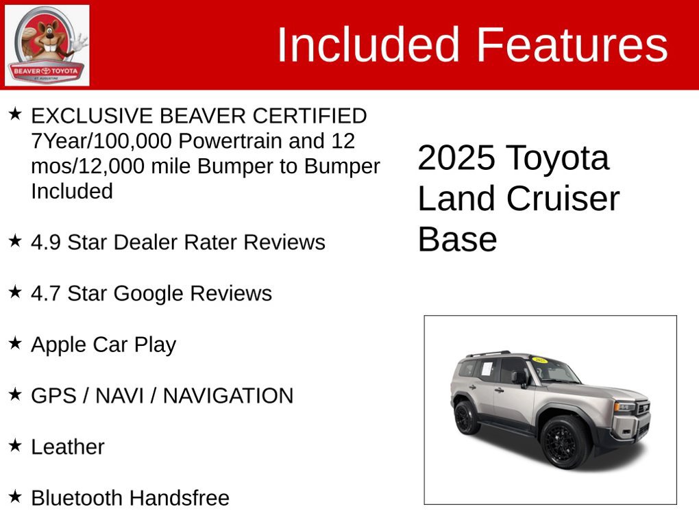 Used 2025 Toyota Land Cruiser AWD/4WD image 4
