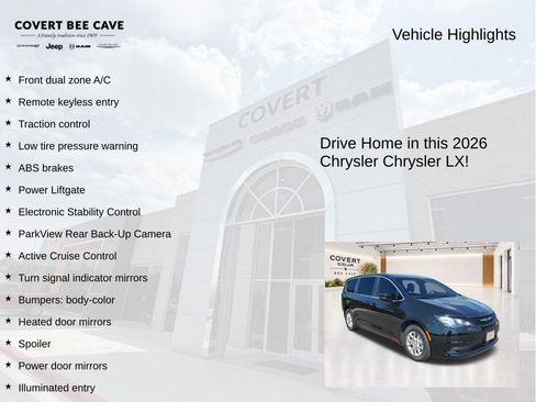 New 2026 Chrysler Voyager LX FWD image 6