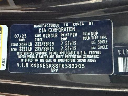 New 2026 Kia Carnival SX image 25