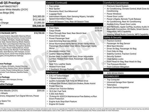 Used 2021 Audi Q5 Prestige w/ Prestige Package image 7