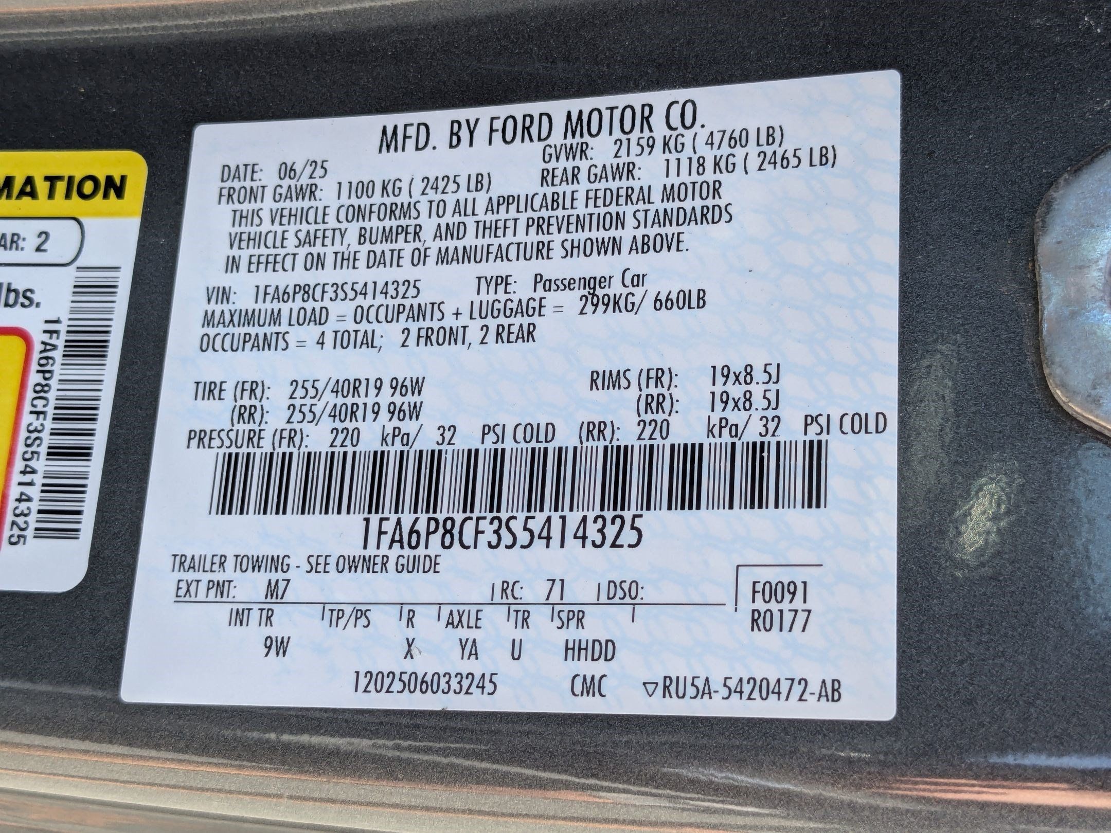 Used 2025 Ford Mustang GT Premium RWD image 34