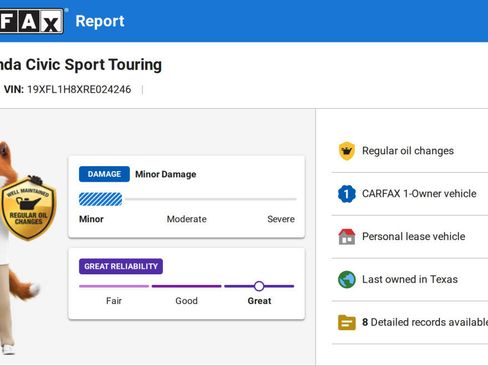 Used 2024 Honda Civic Sport Touring image 6