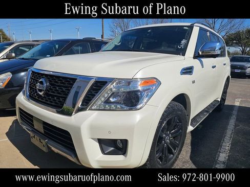 Used 2019 Nissan Armada Platinum w/ Captain's Chairs Package image 2