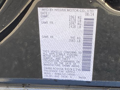 Used 2025 Nissan Altima 2.5 SR image 30