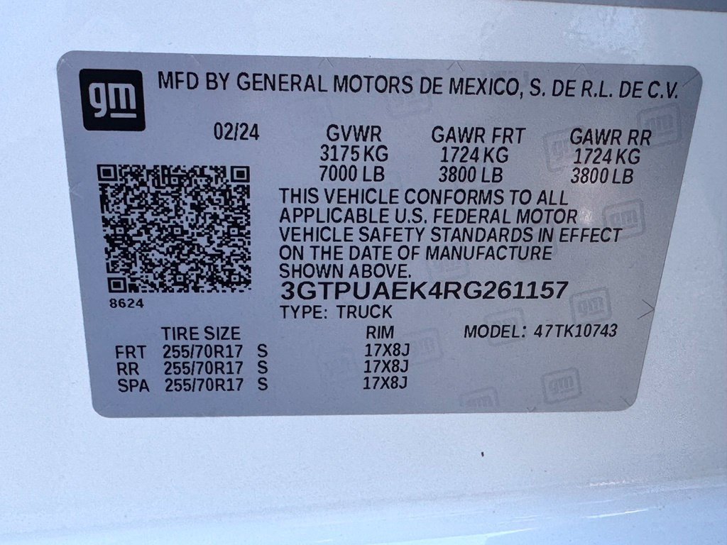Used 2024 GMC Sierra 1500 Pro w/ Pro Value Package AWD/4WD image 42