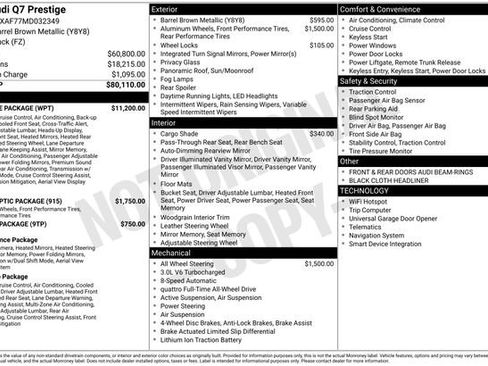 Used 2021 Audi Q7 3.0T Prestige w/ Prestige Package image 21