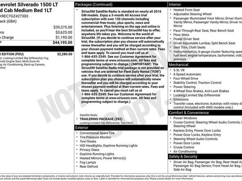 Used 2016 Chevrolet Silverado 1500 LT w/ All Star Edition image 40