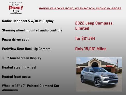 Used 2022 Jeep Compass Limited image 5
