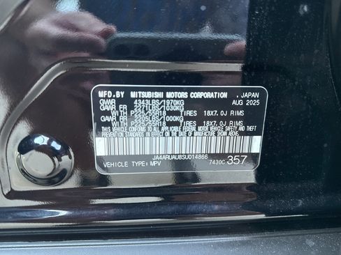 New 2025 Mitsubishi Outlander Sport ES image 9