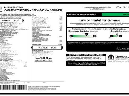 Used 2024 RAM 3500 Tradesman w/ Chrome Appearance Group image 44