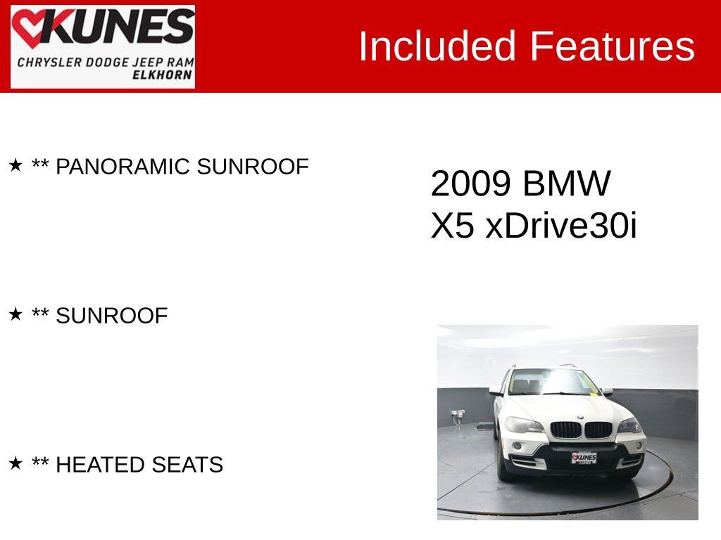 Used 2009 BMW X5 xDrive30i AWD/4WD image 3