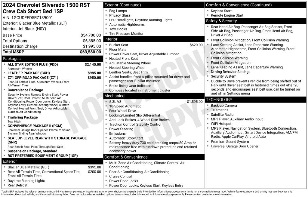 Used 2024 Chevrolet Silverado 1500 RST w/ All Star Edition Plus AWD/4WD image 38