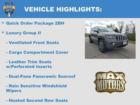 Used 2021 Jeep Grand Cherokee Limited w/ Luxury Group II AWD/4WD image 6