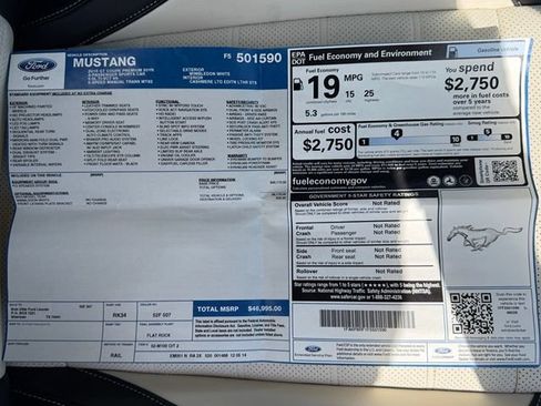 Used 2015 Ford Mustang 50 Years RWD image 24