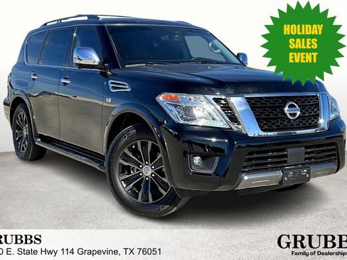 Used 2020 Nissan Armada Platinum w/ Captain's Chairs Package image 1