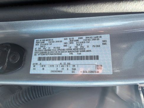 Used 2022 Ford F150 XLT w/ Equipment Group 302A High AWD/4WD image 32