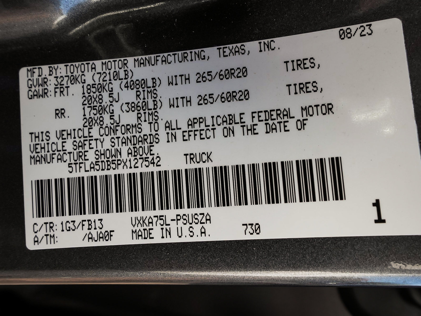 Used 2023 Toyota Tundra SR5 w/ SR5 Convenience Package AWD/4WD image 16