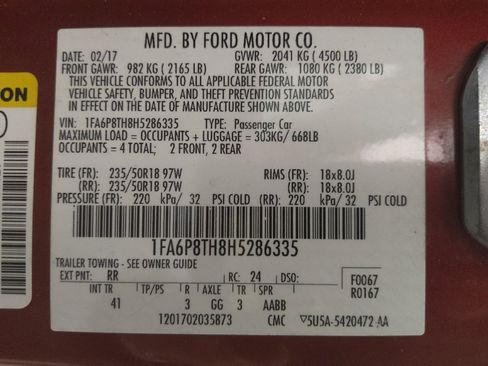 Used 2017 Ford Mustang Premium w/ Equipment Group 201A RWD image 33