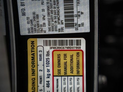 Certified 2022 Ford Bronco Sport Outer Banks w/ Tech Package AWD/4WD image 41