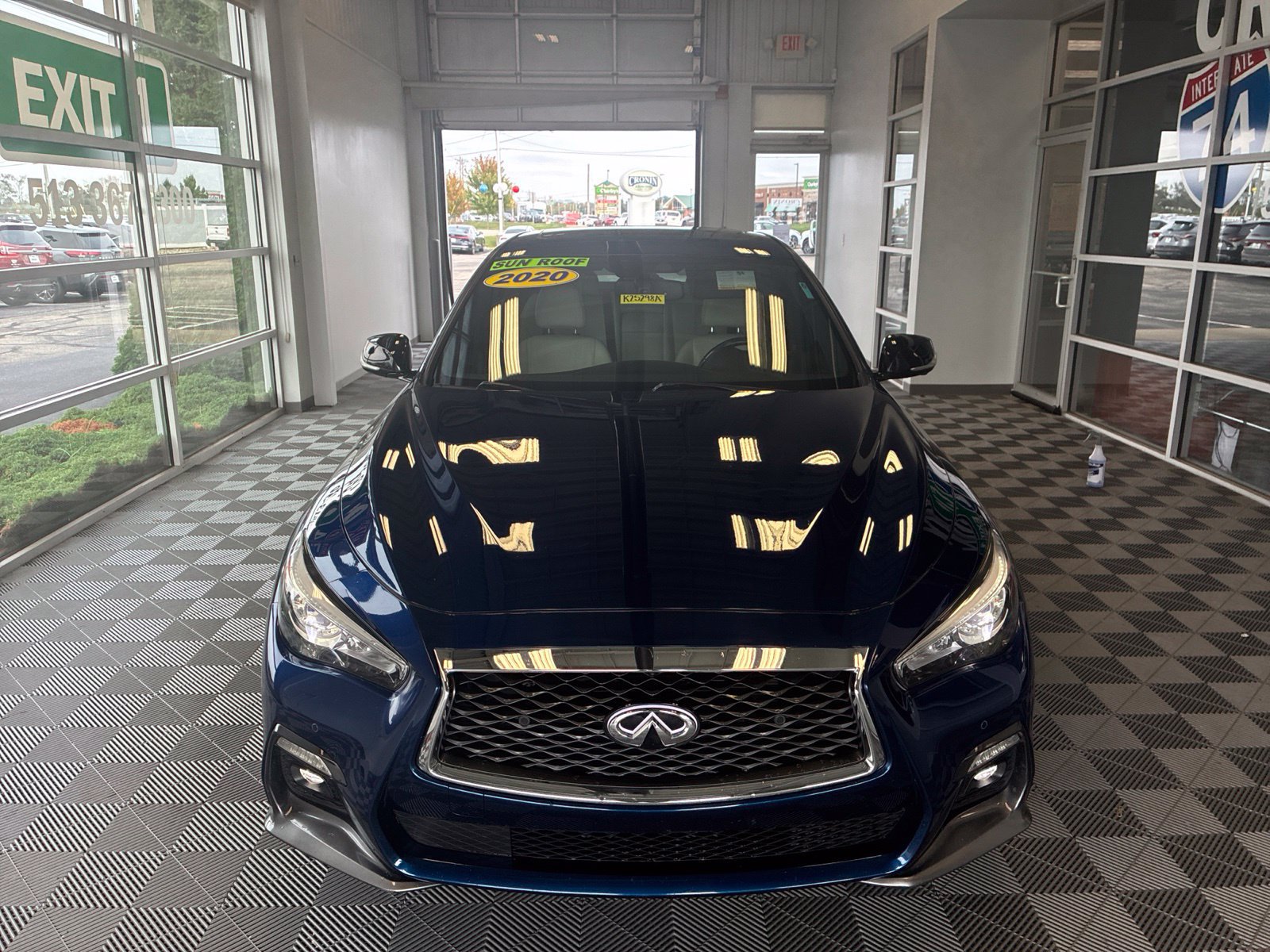 Used 2020 INFINITI Q50 Red Sport 400 w/ Proactive Package AWD/4WD image 2