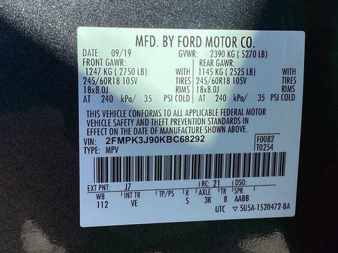 Used 2019 Ford Edge SEL w/ Equipment Group 201A image 10