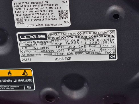 New 2026 Lexus NX 350h AWD w/ Premium Package image 27