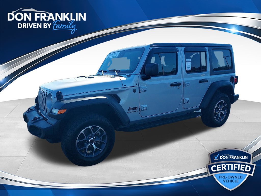 Used 2024 Jeep Wrangler Unlimited Sport AWD/4WD 360° Tour