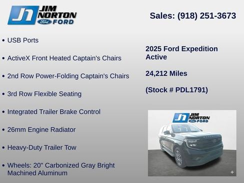 Used 2025 Ford Expedition Active AWD/4WD image 18