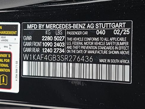 Used 2025 Mercedes-Benz C 300 Sedan image 35