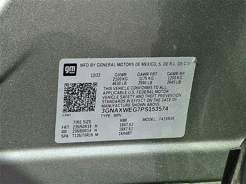 Certified 2023 Chevrolet Equinox RS w/ LPO, Floor Liner Package image 31