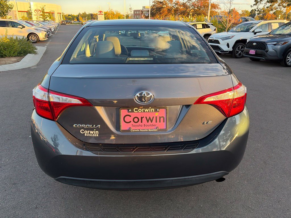 Used 2015 Toyota Corolla LE w/ Body Protection Package #1 FWD image 8