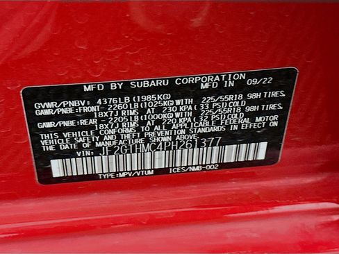 Used 2023 Subaru Crosstrek 2.5i Limited w/ Moonroof Package image 12