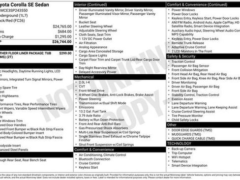 Certified 2025 Toyota Corolla SE FWD image 32